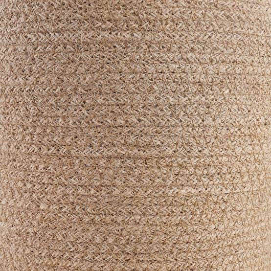 Ensemble de 2 pots à plantes jute naturel 28 x 28 x 28 cm, Poids:2.08kg - PANGIVO - Image 4