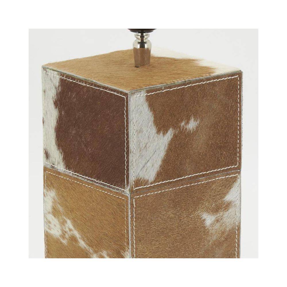 Aubry Gaspard - Pied de lampe en peau de vache - Image 2