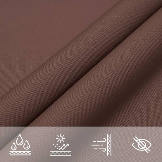 Coussin/parasol polyuréthane marron 4 x 4 m - Prolenta premium p333.0 - Image 8