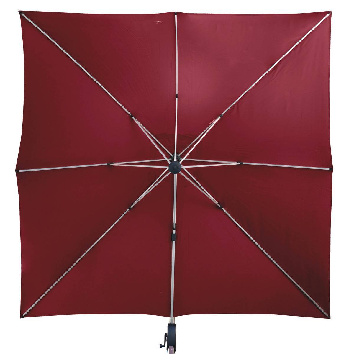 Hesperide - Toile de parasol "Equador" bordeaux 3x3m en polyester Hespéride - Image 2