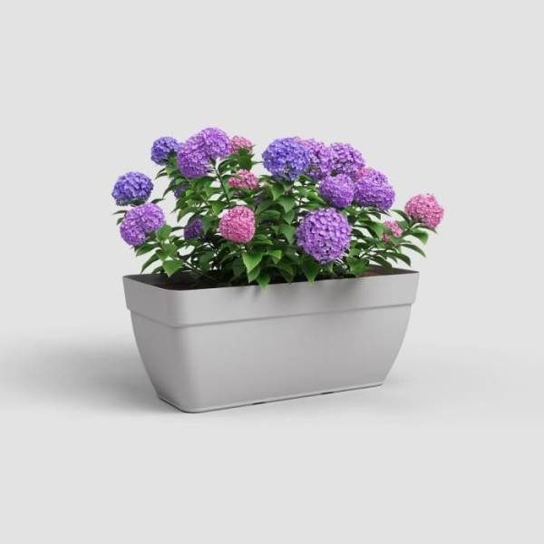 Artevasi - Jardiniere Capri Campana Xl - Plastique - 80 Cm - Gris Clair - Artevasi - Image 2