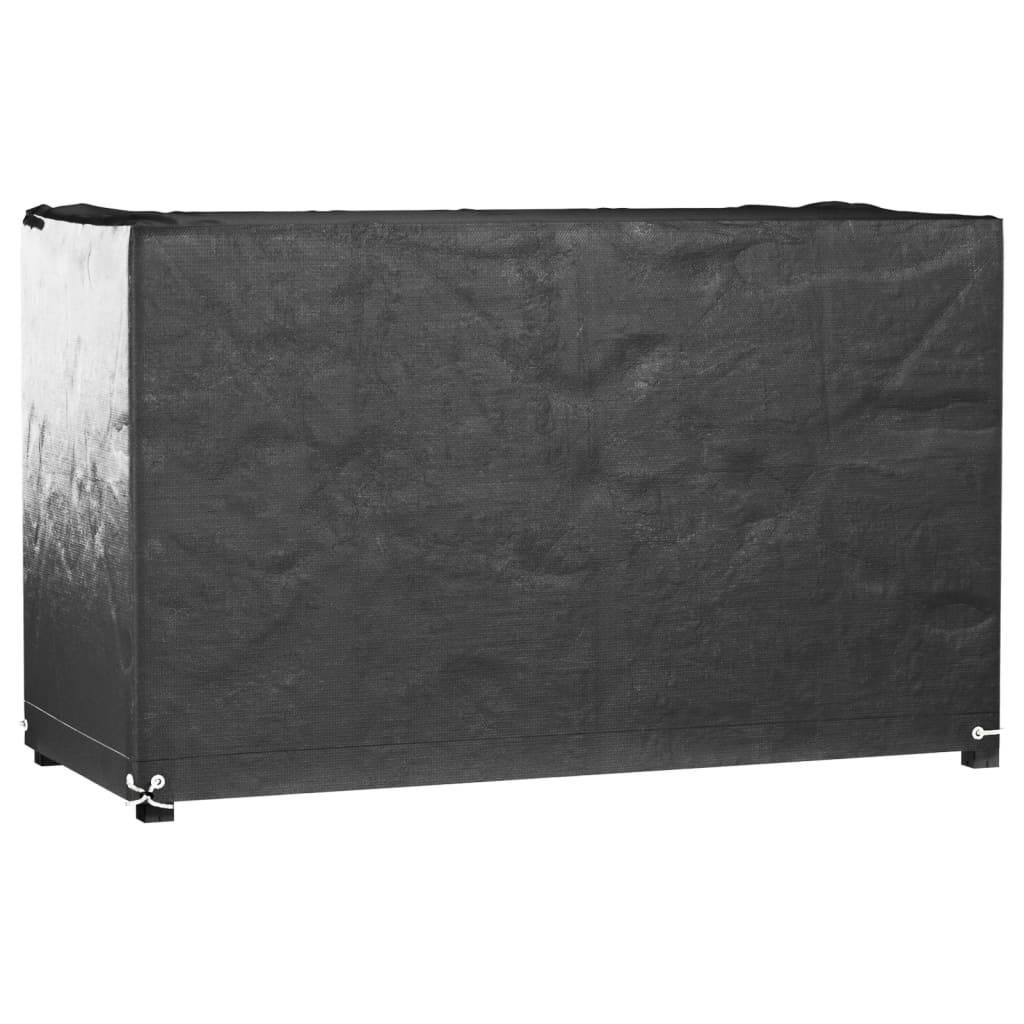 2 pcs Housses salon de jardin - Housses de protection 8œillets 170x94x70cm rectangulaire - Image 3
