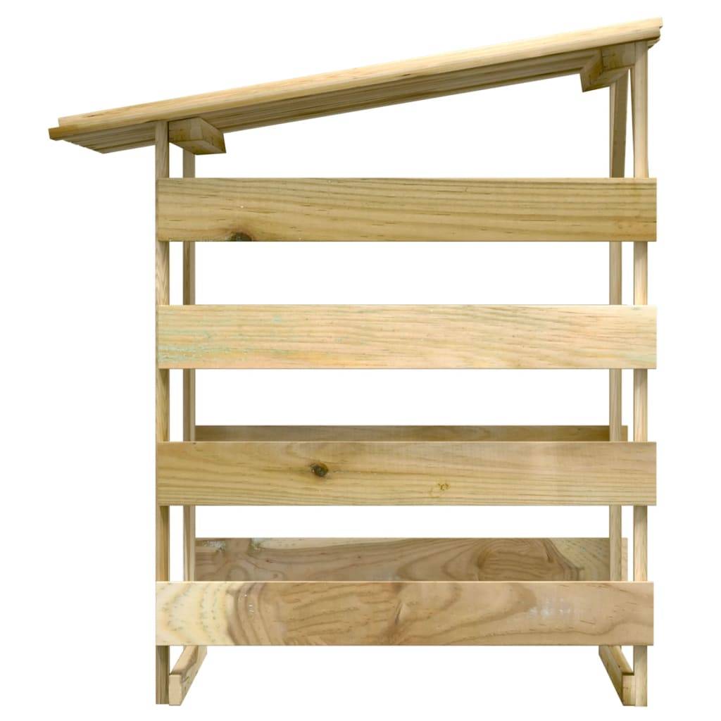 Maison Chic - Pergola - Tonnelle de jardins avec toits 2 pcs 100x90x100 cm Bois de pin imprégné il198 - Image 5