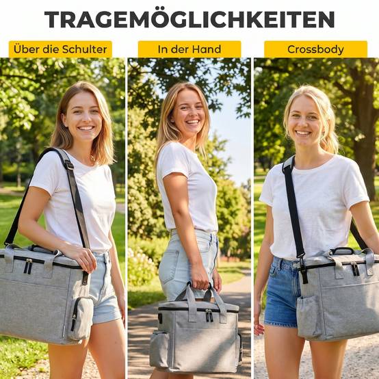 Sac transport chien chat tissu cationique voyage promenade poches gris clair - ComfortXL Outdoor Living - Image 9