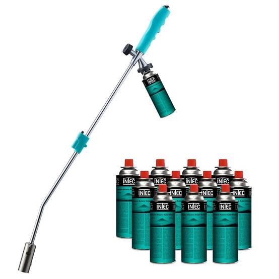 Désherbeur thermique Brule Herbes + 12 Cartouches de gaz 250g KZ GARDEN - Image 1
