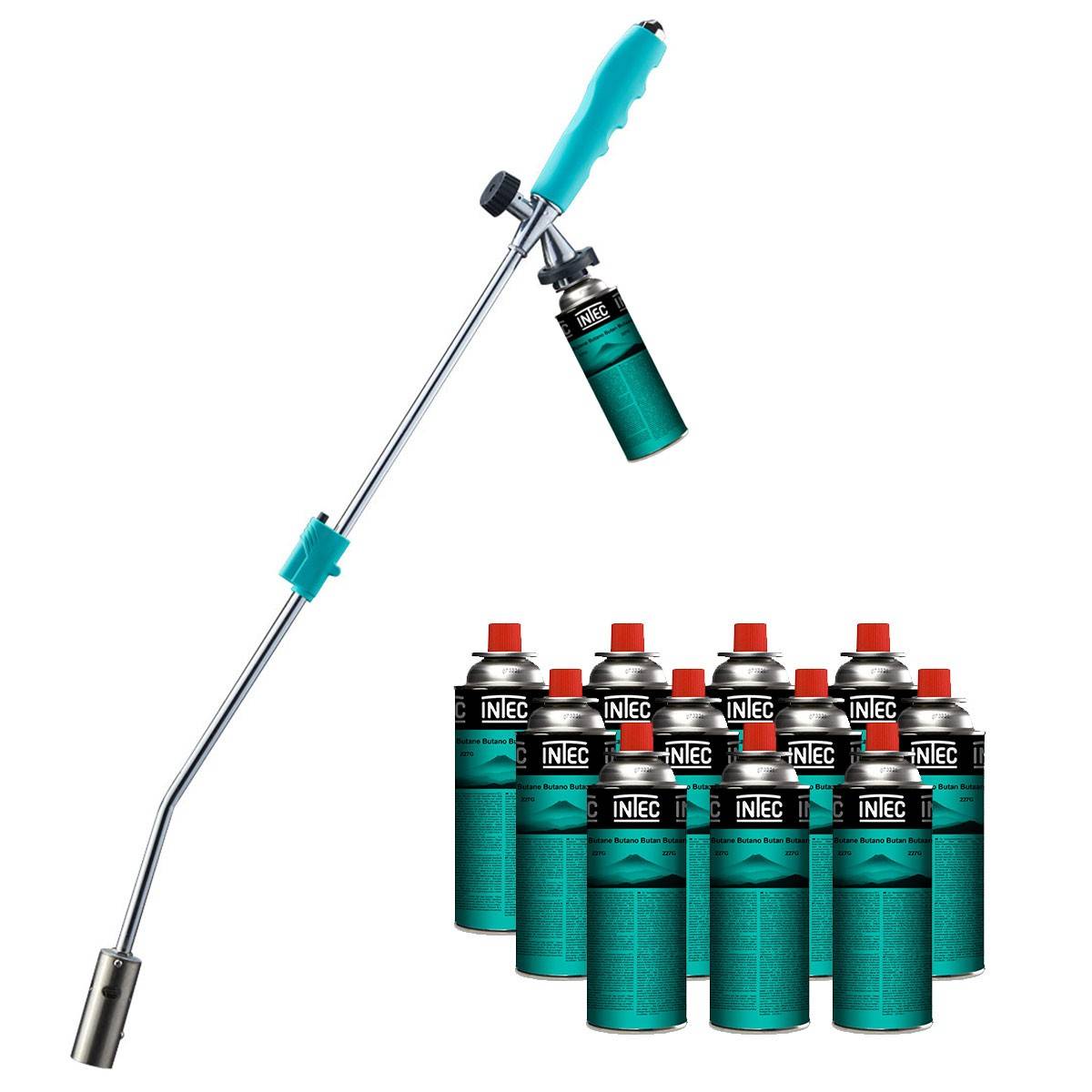 Désherbeur thermique Brule Herbes + 12 Cartouches de gaz 250g KZ GARDEN - Image 1