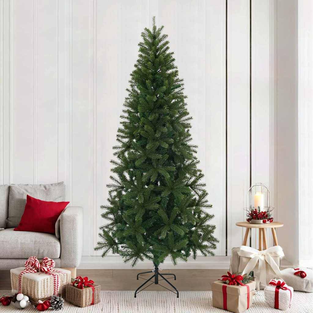 Vidaxl - Sapin de Noël artificiel Vert 240 cm PVC, PE et acier vidaXL 42018736 - Image 1
