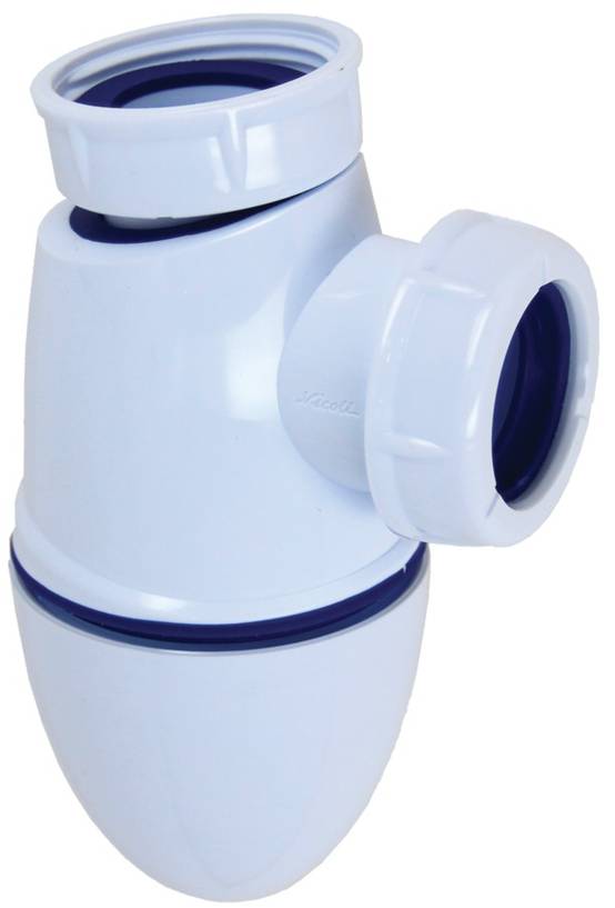 Siphon de lavabo EASYPHON bi-matière à joint intégré - NICOLL - 0201282 - Image 1