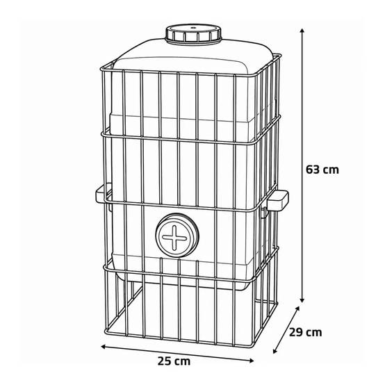 Mangeoires grande capacité avec réservoir 23 kg GAUN - Image 6