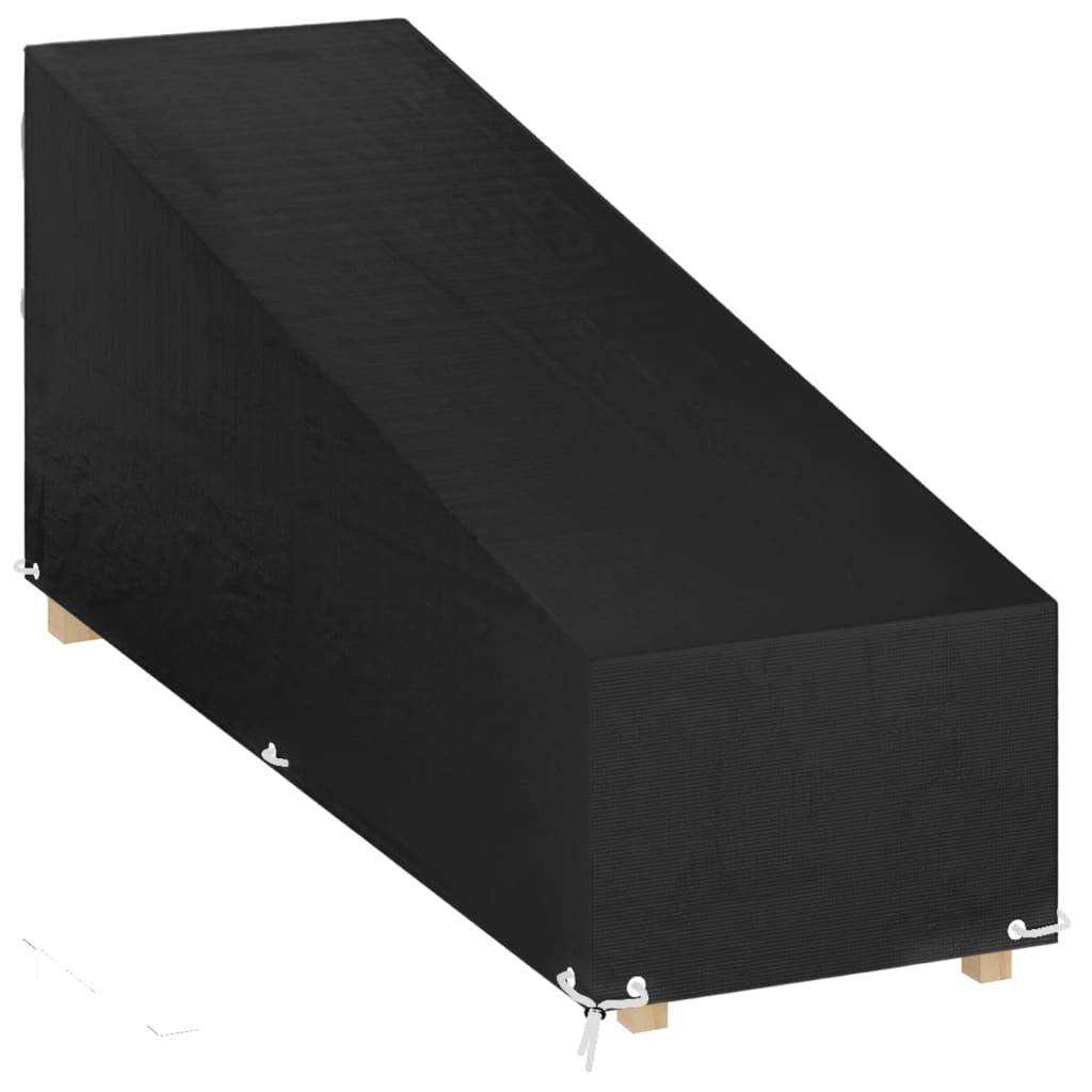Maison Chic - Housse de protection | Couvercle de protection | Housse de chaise longue 12 œillets 205x75x40/70 cm polyéthylène Maison Chic - Image 2
