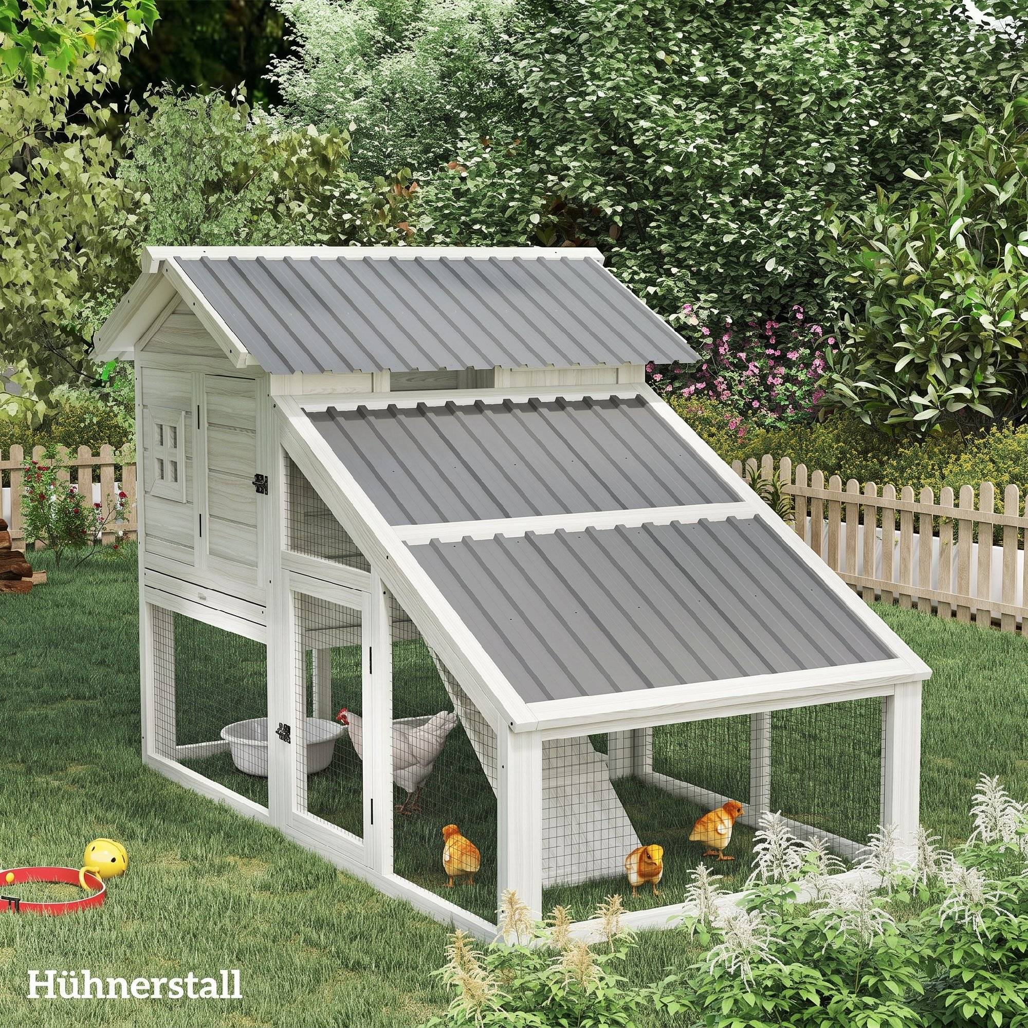 ComfortXL - Plaques de toiture bac acier galvanisé 129 x 45 cm gris clair lot de 12 pour abri carport garage anti-pluie - Image 8