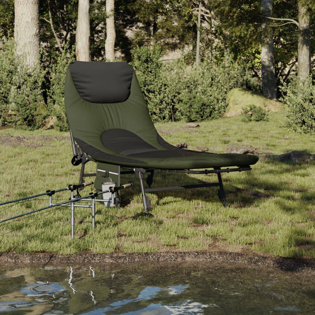 Prolenta Premium - Chaise longue pliante/transat Thirja Vert 196 X 75 X 32-100 cm - P87211V - Image 1