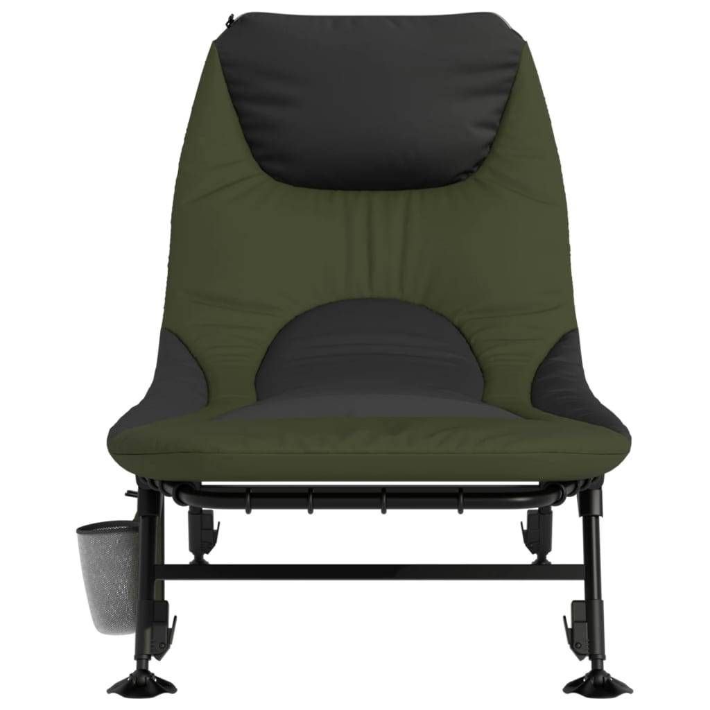 Prolenta Premium - Chaise longue pliante/transat Thirja Vert 196 X 75 X 32-100 cm - P87211V - Image 2