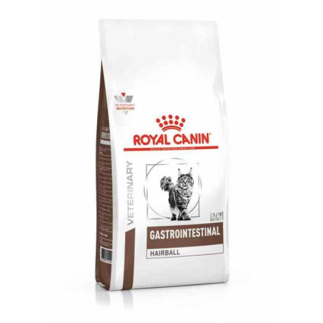 Royal Canin - Croquettes Royal Canin Veterinary Care Gastrointestinal Hairball pour chats - Sac 4 kg