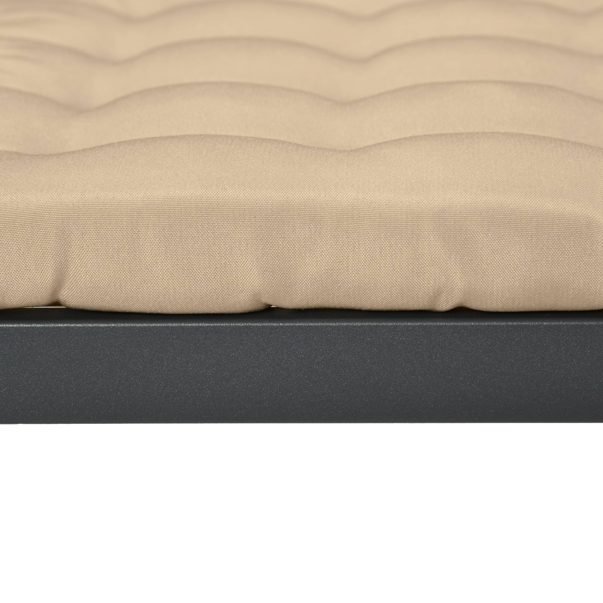 Lot de 6 coussins de chaise de jardin, Coussins extérieur capitonné, grand confort cm avec attaches, dim. 40L x 40l cm - Image 8