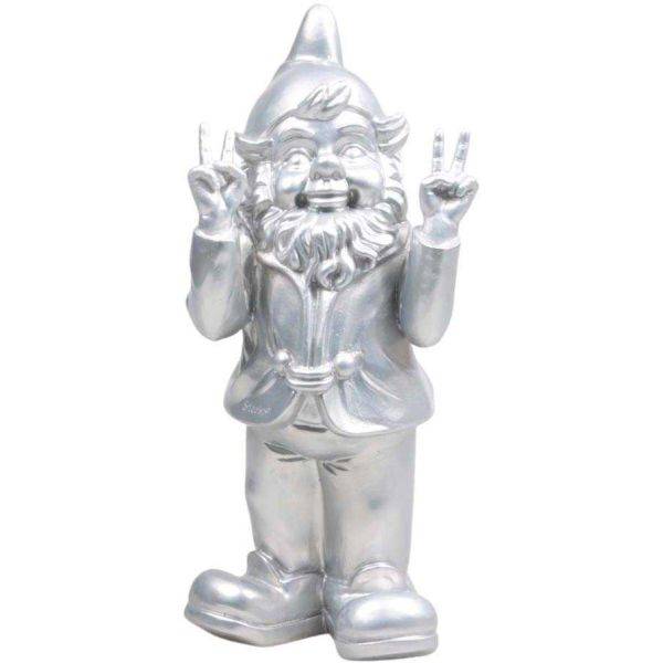 Stoobz - Nain de jardin en résine 13 x 11 x 31 cm Peace Stoobz - Image 1