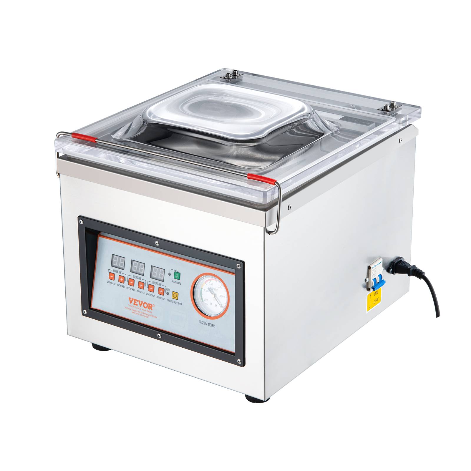 Vevor - VEVOR Machine sous vide à chambre 320W compacte 320 mm, usage domestique/commercial, aliments humides. - Image 1
