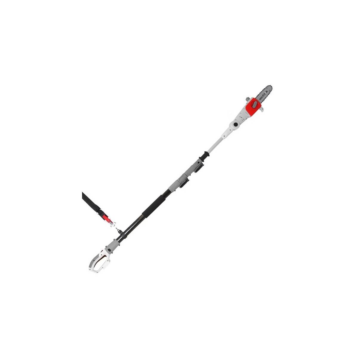 Elagueur sur perche 20V Télescopique jusqu'à 4m - Elagueuse Guide Oregon 20cm- Inclus Batterie lithium 2.0Ah+ Chargeur IKRA - Image 1
