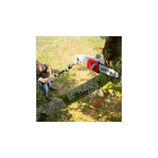 Elagueur sur perche 20V Télescopique jusqu'à 4m - Elagueuse Guide Oregon 20cm- Inclus Batterie lithium 2.0Ah+ Chargeur IKRA - Image 3