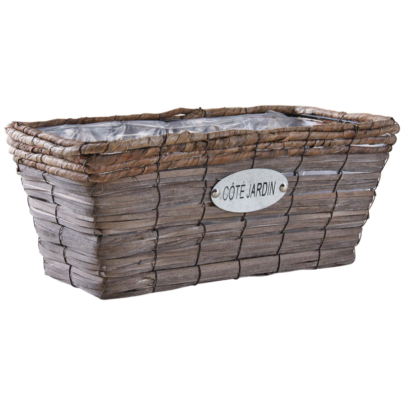 Aubry Gaspard - Jardinière bois bananier 40cm - Aubry Gaspard
