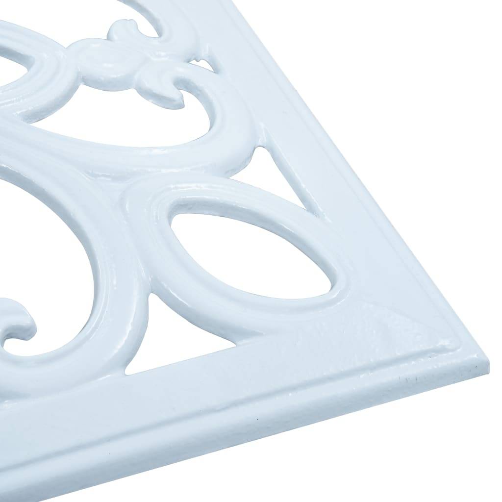 Socle de parasol - accessoire parasol Blanc 12 kg 49 cm Fonte - MEUBLE PRO - Image 5