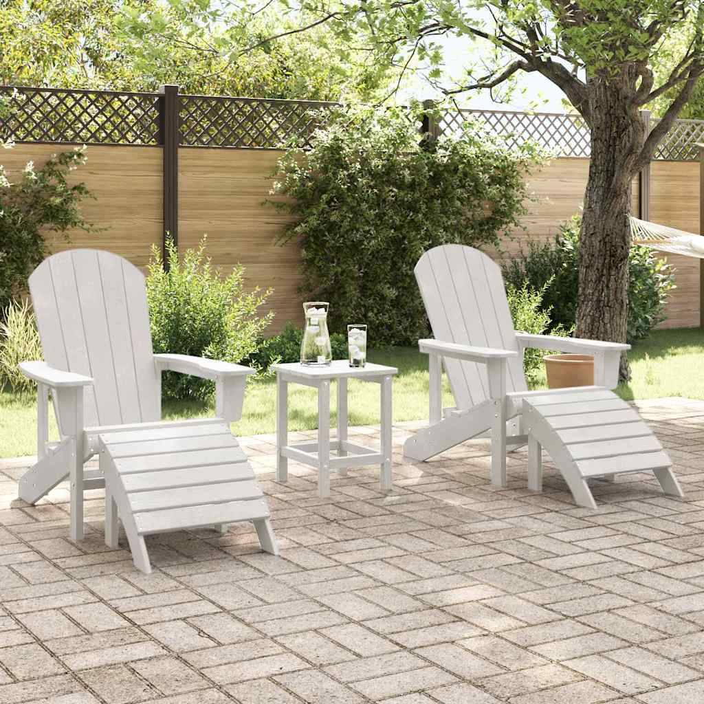 Chaise de jardin Polyéthylène Blanc 83 x 74 x 92 cm, Poids :42.96kg - PANGIVO - Image 3