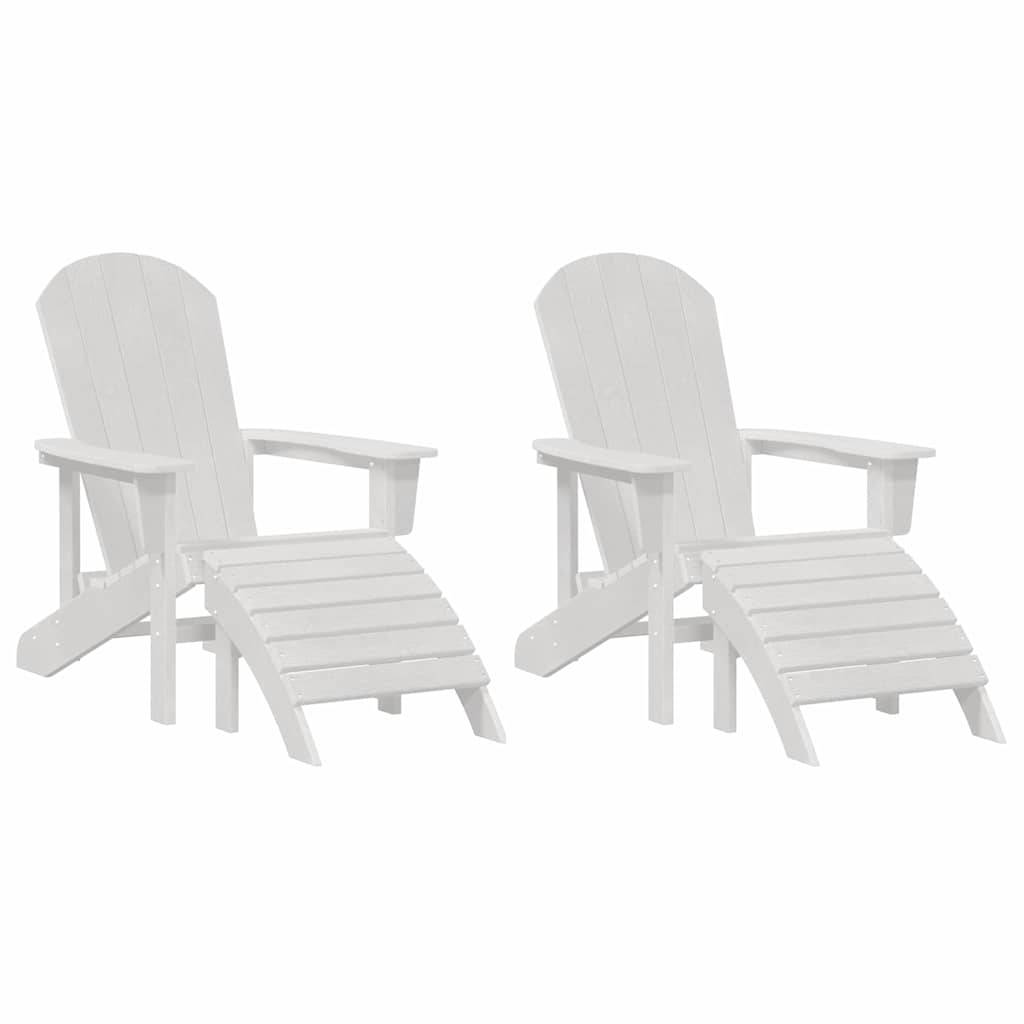 Chaise de jardin Polyéthylène Blanc 83 x 74 x 92 cm, Poids :42.96kg - PANGIVO - Image 2