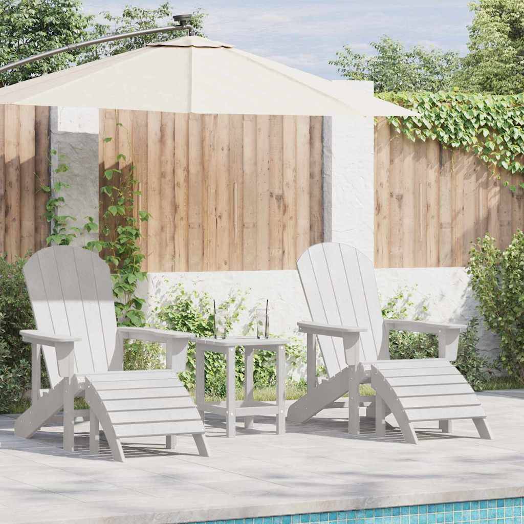 Chaise de jardin Polyéthylène Blanc 83 x 74 x 92 cm, Poids :42.96kg - PANGIVO - Image 1