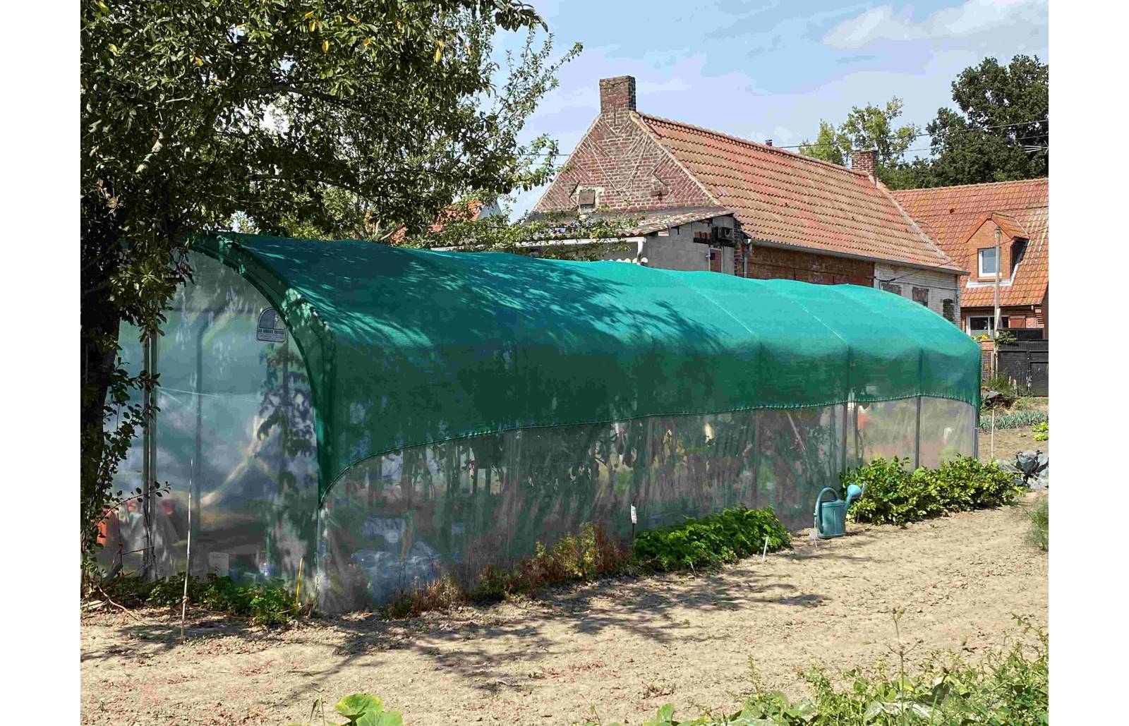 Serre tunnel de jardin - 27m² -  3 x 9 m - pieds droits - haute résistance à petit prix - LES SERRES TONNEAU - Image 6