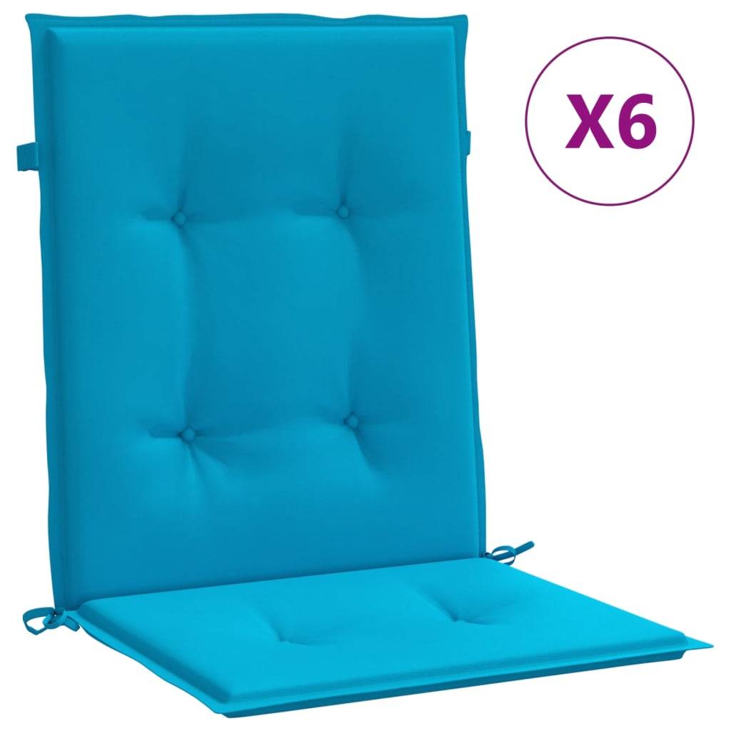 PANGIVO - Coussins de chaise de jardin tissu Oxford bleu 100 x 50 x 3 cm - PANGIVO - Image 2