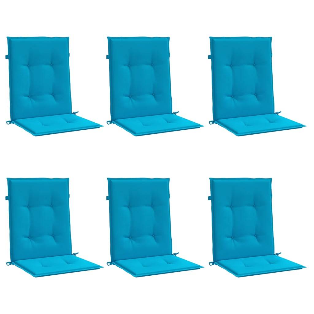 PANGIVO - Coussins de chaise de jardin tissu Oxford bleu 100 x 50 x 3 cm - PANGIVO - Image 3