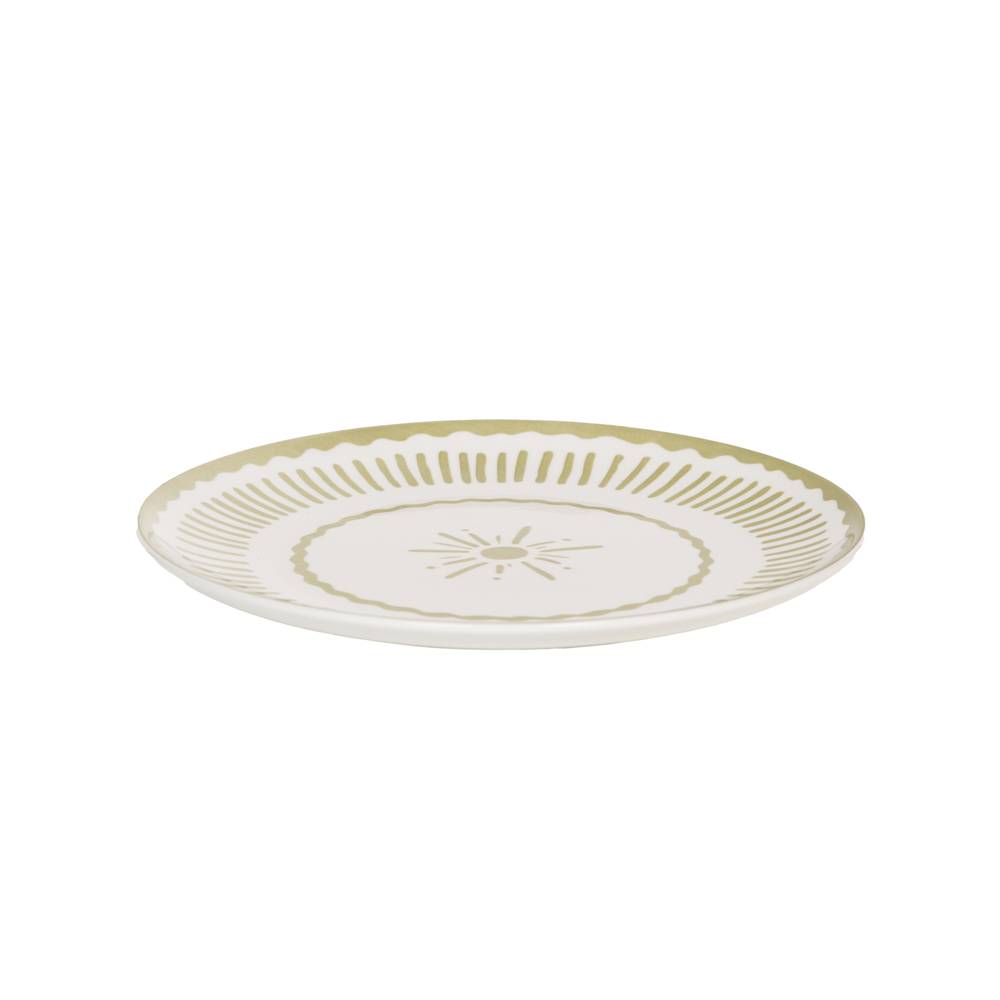 Assiette plate Tamara verte 27 cm (lot de 6) - Image 2