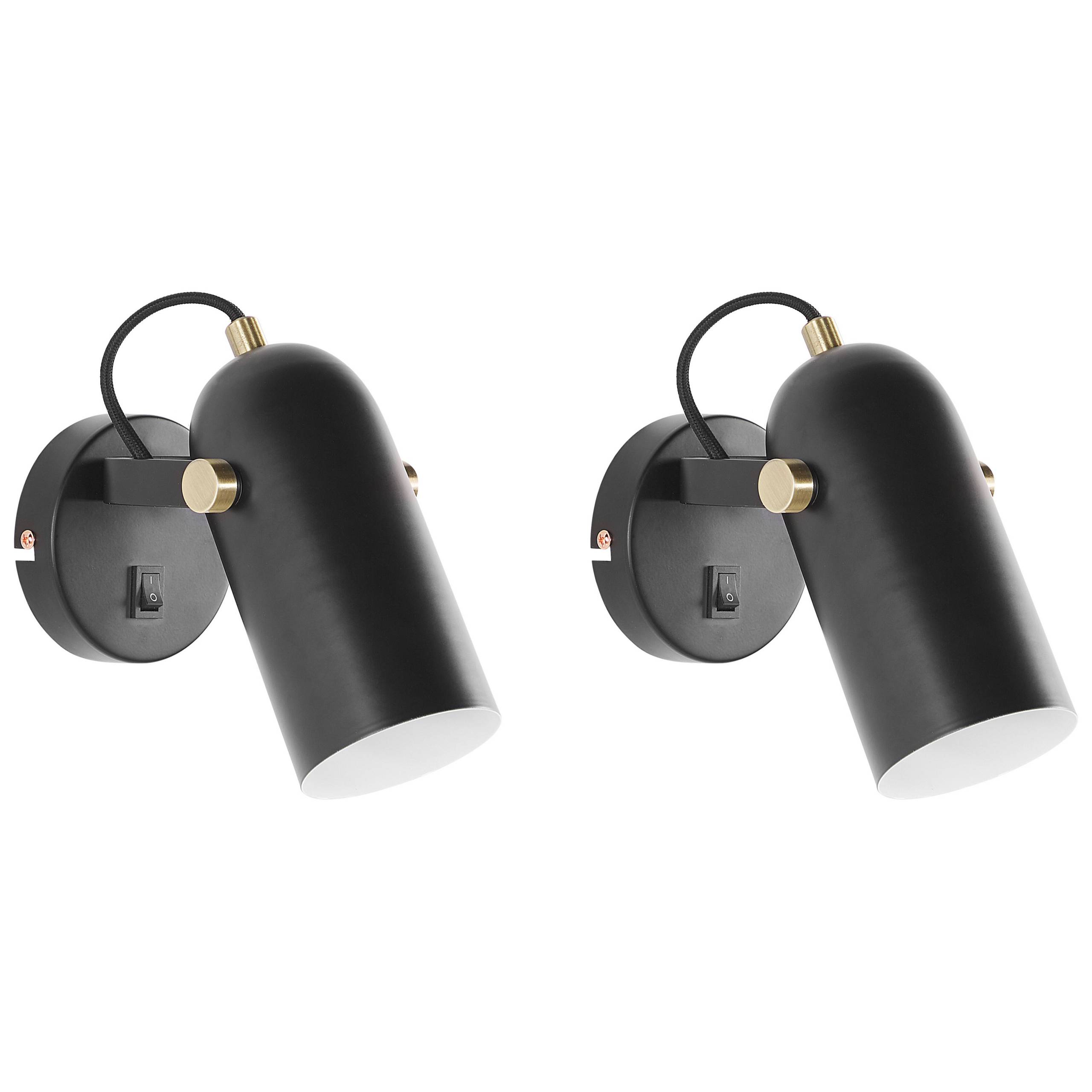 Beliani - Lampes projecteur Métal Noir TYRIA - Beliani - Image 2