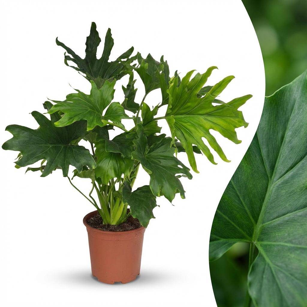 Philodendron - Philodendron Lickety split - Pot de 19cm - Hauteur 70cm - Sans cache-pot - Plantes d'intérieur - Image 2