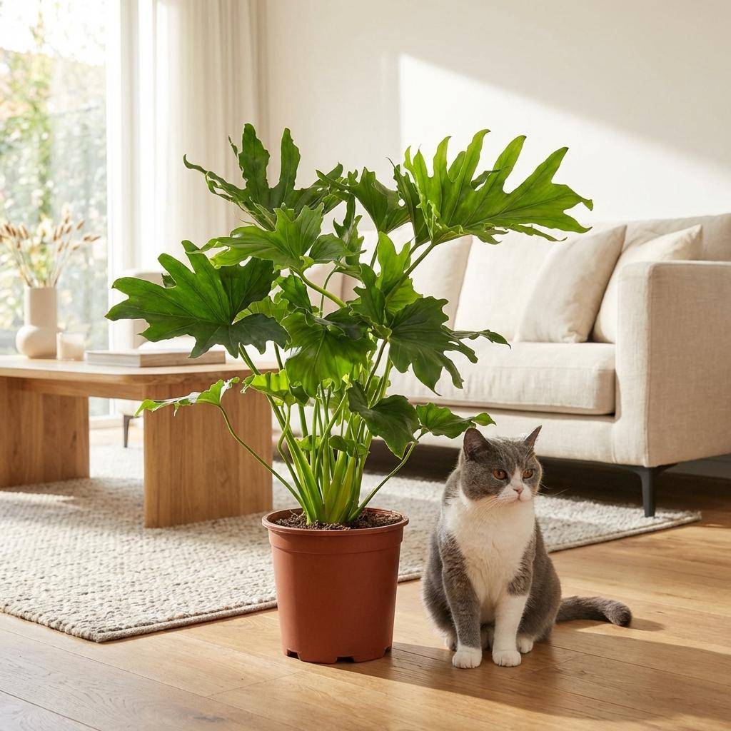 Philodendron - Philodendron Lickety split - Pot de 19cm - Hauteur 70cm - Sans cache-pot - Plantes d'intérieur - Image 3