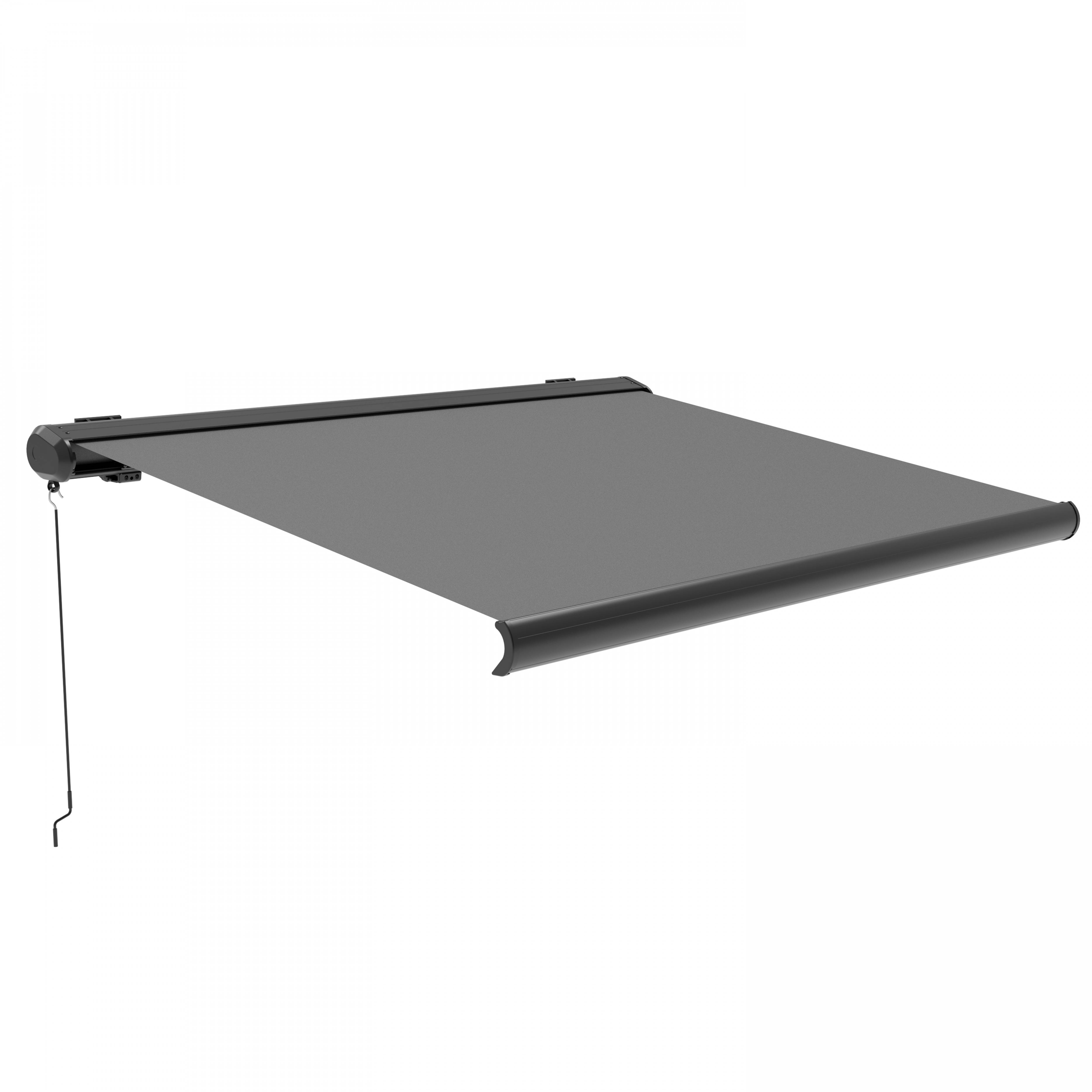 Oviala - Store banne coffre integral 2.95x2.5m aluminium gris Caleta - Oviala - Image 1