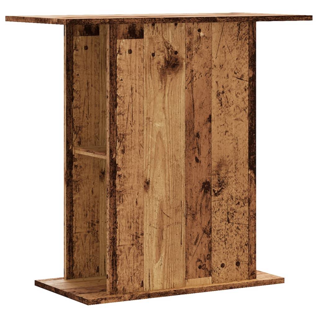 Support pour aquarium Bois Ancien avec Étagères de Rangement 36x75x72,5 cm - ComfortXL Outdoor Living - Image 6