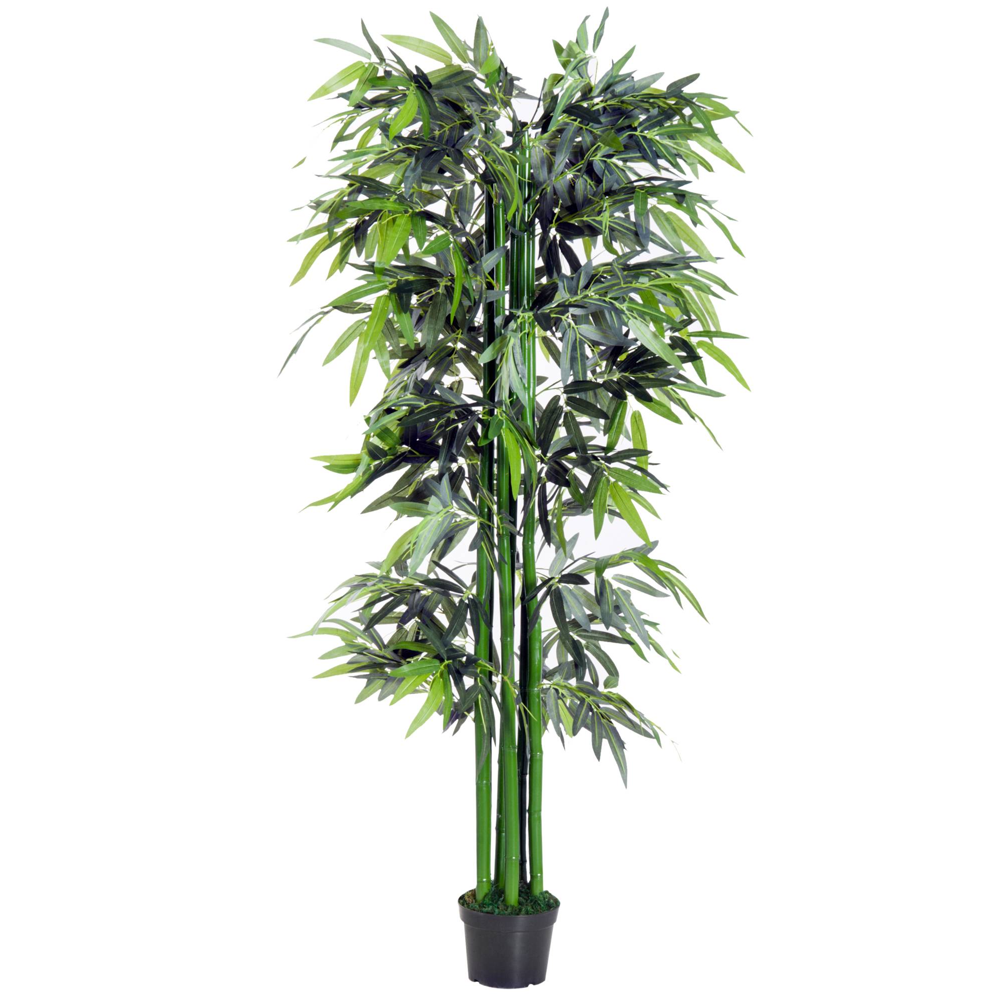 Sans Marque - Plante de bambou artificielle en pot de 180 cm pour l'intérieur et l'extérieur - Image 2