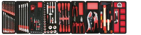 Servante d'atelier CLASSIC 6 tiroirs – 126 outils – structure 850 kg, finition époxy - MOB - Image 3