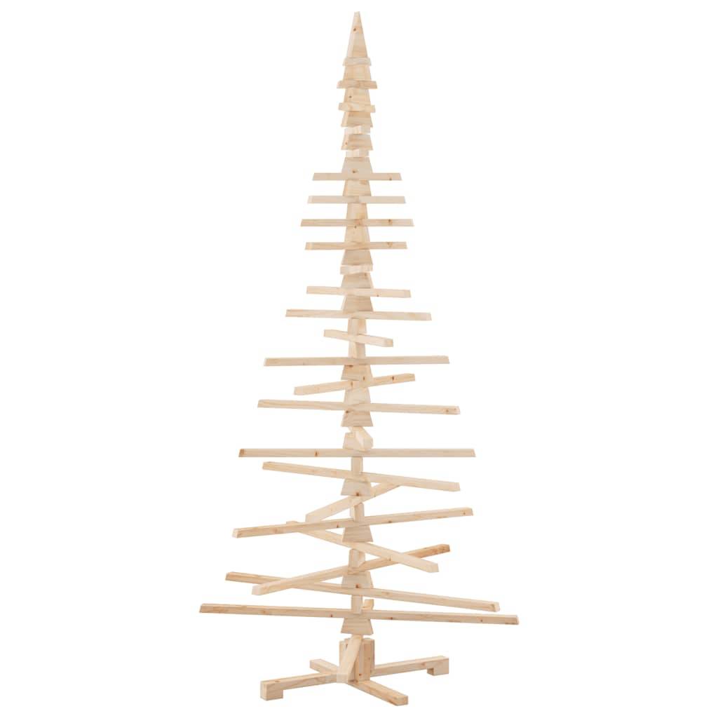 Maison Chic - Arbre de Noël, Sapin de Noël en bois pour décoration 210 cm bois massif de pin u661q - Image 1