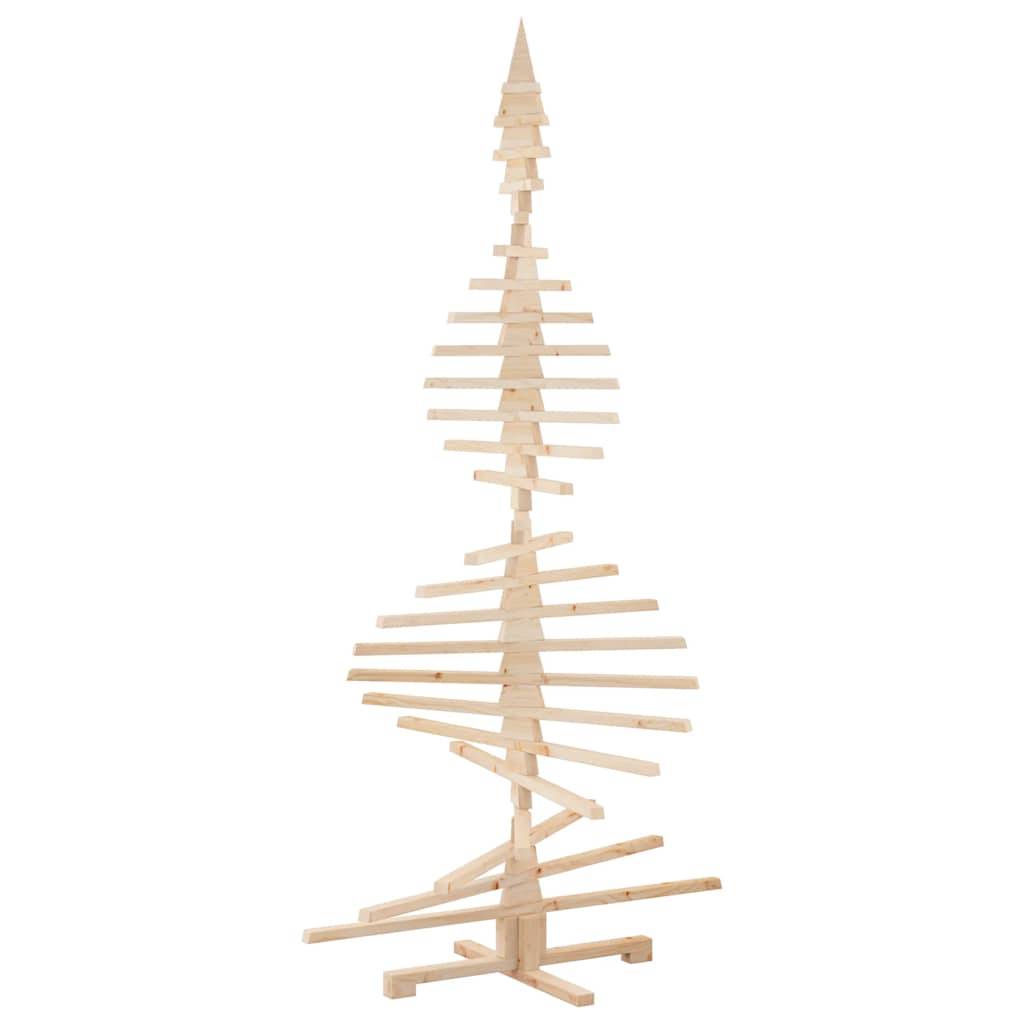 Maison Chic - Arbre de Noël, Sapin de Noël en bois pour décoration 210 cm bois massif de pin u661q - Image 6