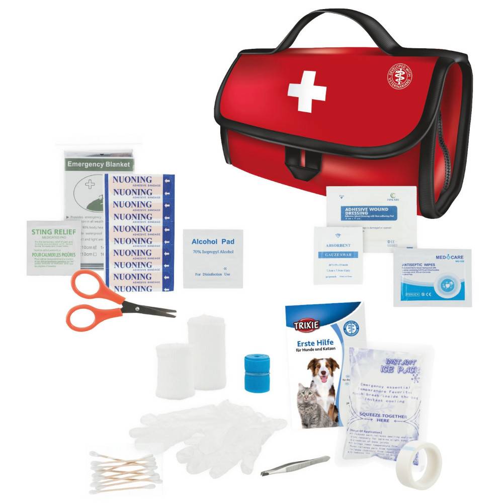 Trixie - Trousse d'urgence - Set premiers soins Premium pour chiens et chats - Image 1