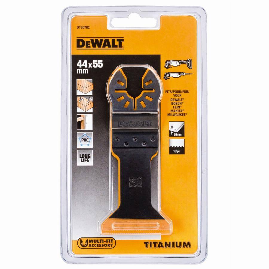 Lame Titanium DEWALT 44X55MM Pour Multi-Cutter - DT20702 - Image 4
