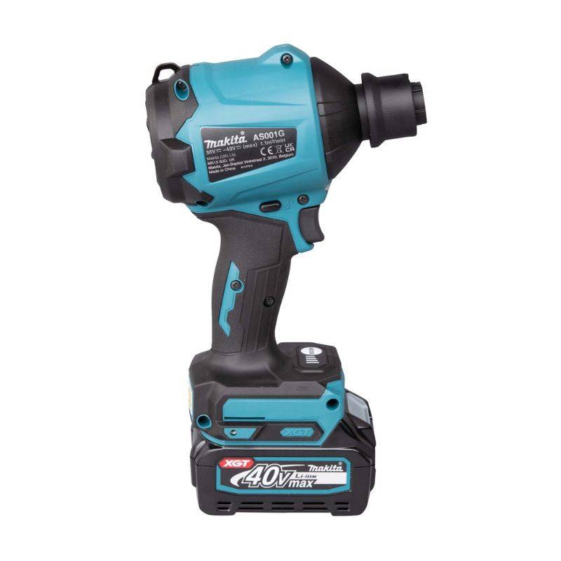 Souffleur à poussière sans fil 40V max XGT - MAKITA - avec 1 batterie 40v 2.0Ah - chargeur - sac - AS001GA101 - Image 4