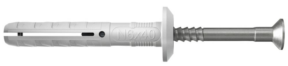 Fischer - Chevilles à frapper NP nylon 6X40 boîte de 50 - FISCHER - 50339 - Image 1