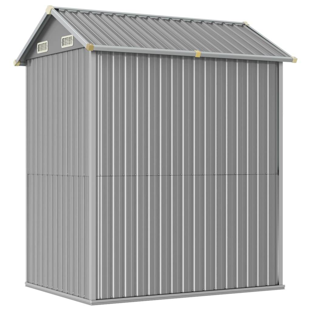 Vidaxl - Abri de jardin gris clair 192 x 152,5 x 237 cm en acier galvanisé vidaXL 364530 - Image 7