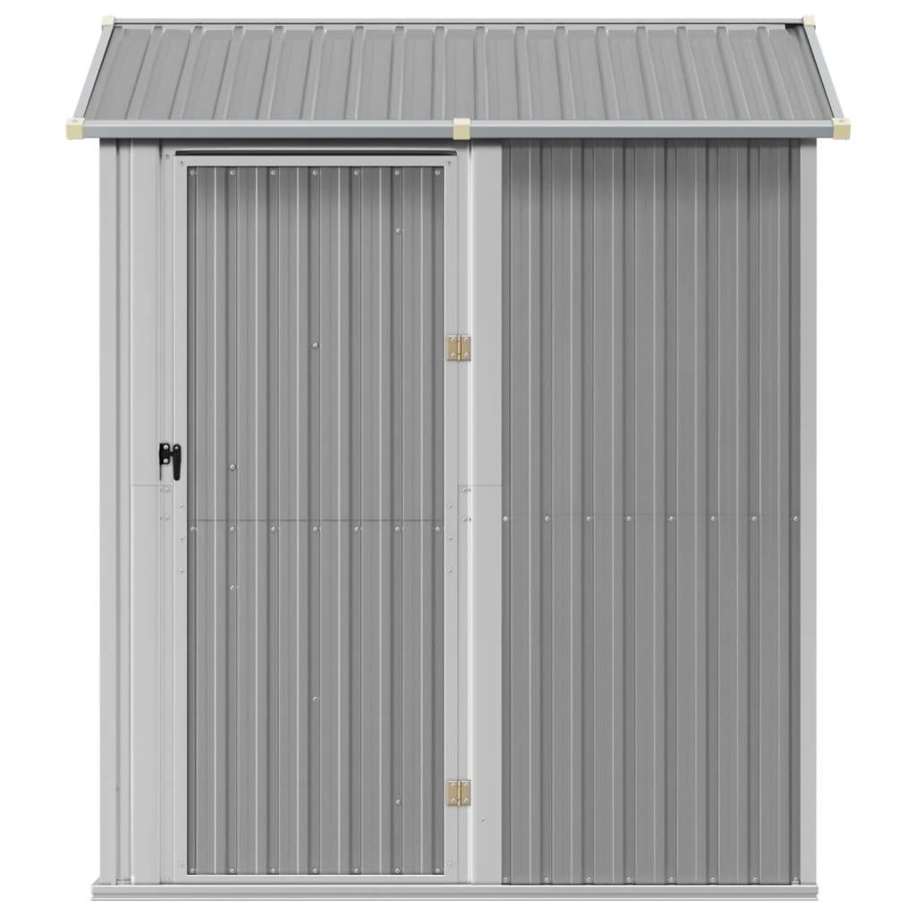 Vidaxl - Abri de jardin gris clair 192 x 152,5 x 237 cm en acier galvanisé vidaXL 364530 - Image 5