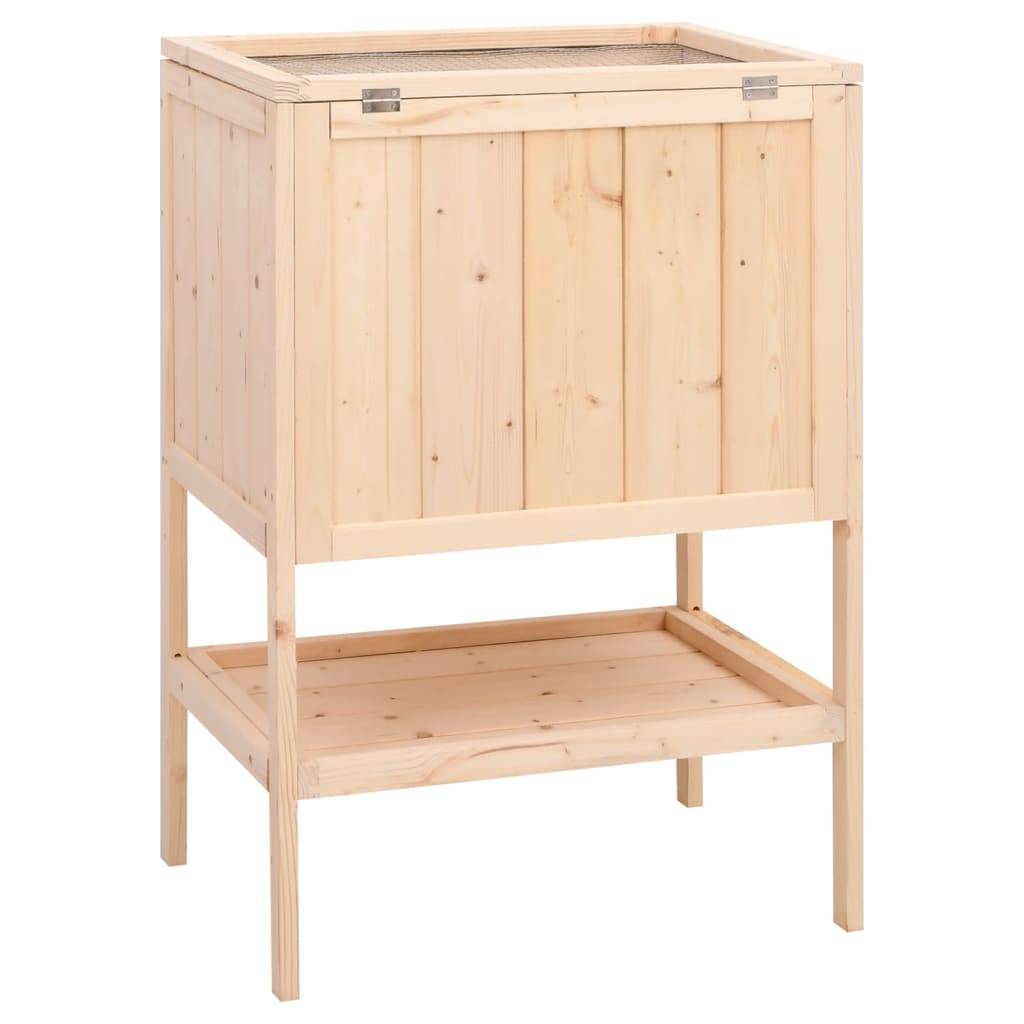 Cage à hamster - Cage pour hamsters 55x40x80 cm bois massif de sapin - Image 6