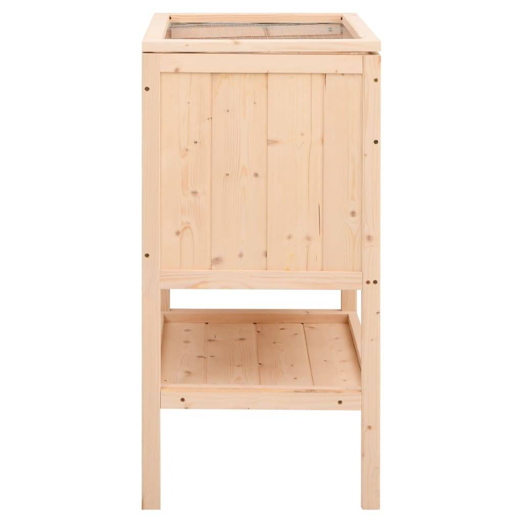 Cage à hamster - Cage pour hamsters 55x40x80 cm bois massif de sapin - Image 5