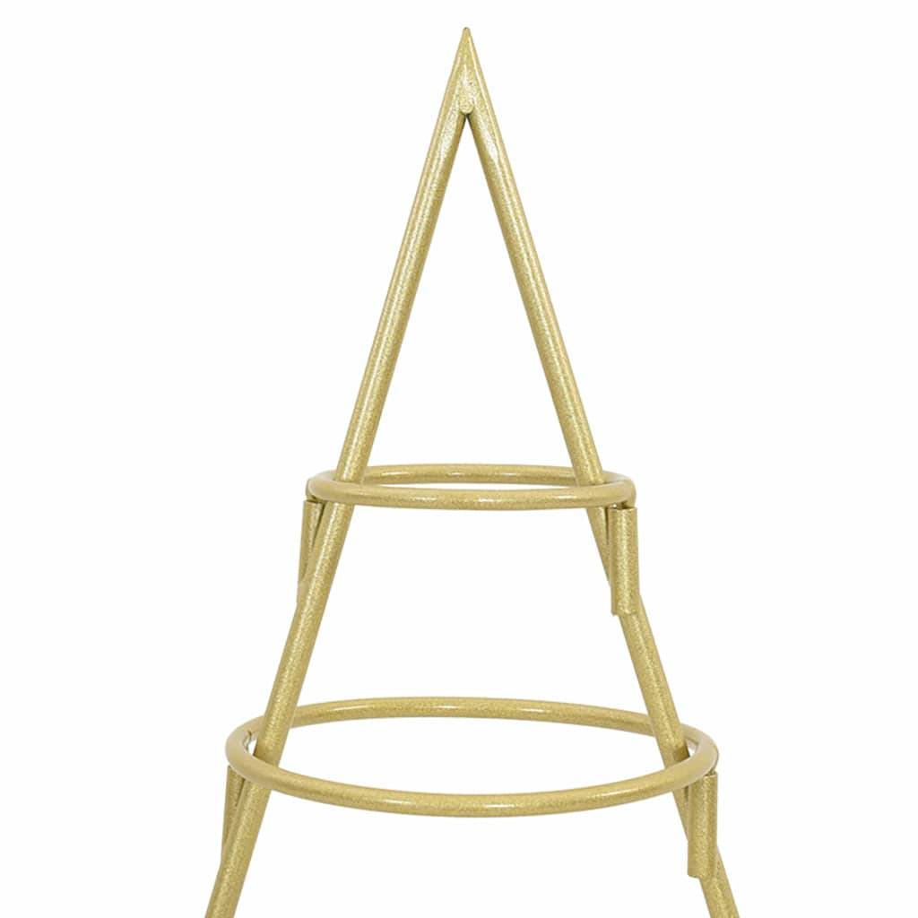 Sapin de Noël | Arbre de Noël en métal Doré 60 cm Acier peint par poudre Maison Chic - Image 7
